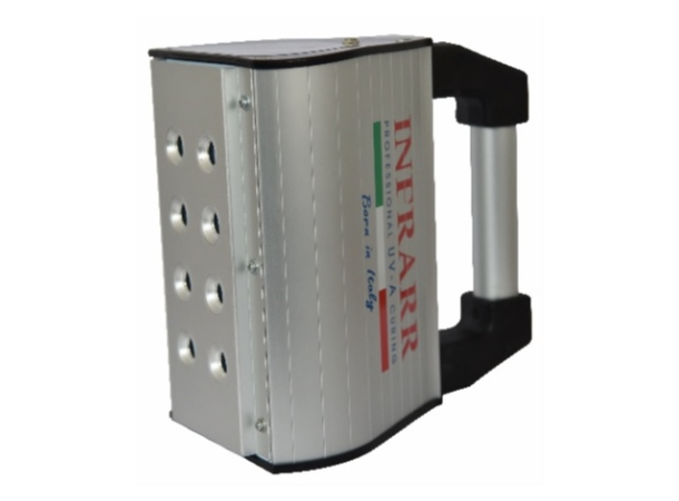 Infrarr UV8 ladbar UV-A-LED, håndholdt Med batteri og ladekabel